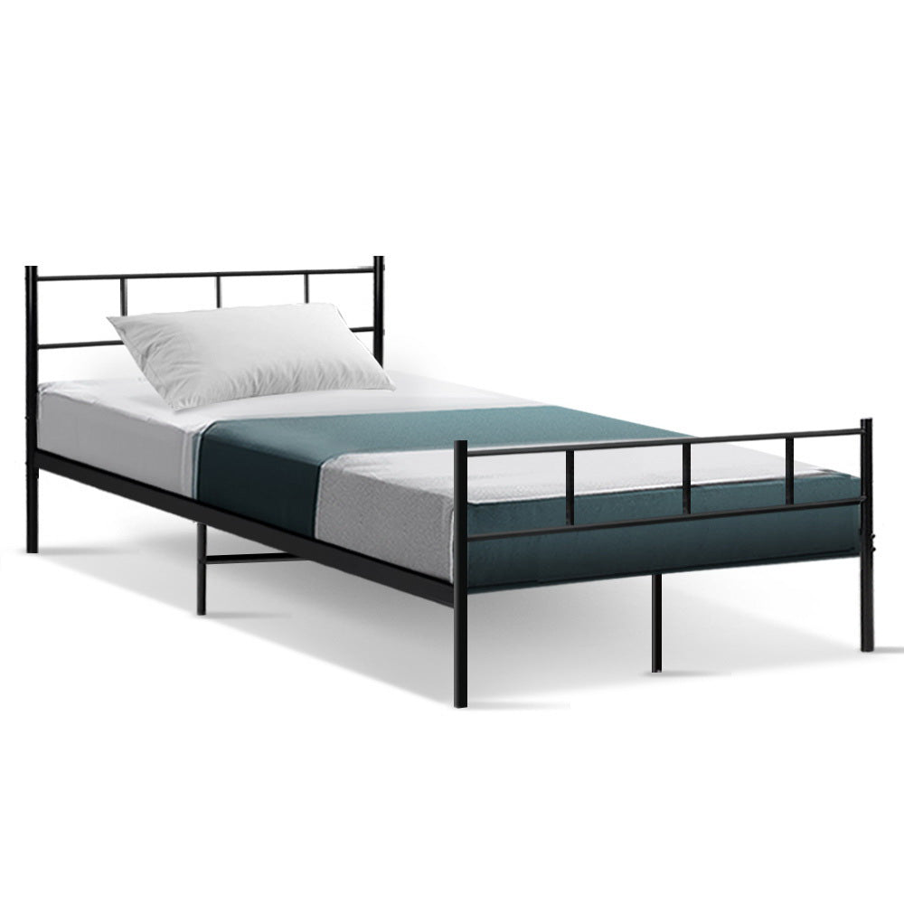 Artiss Bed Frame King Single Metal Bed Frames SOL-Bed Frames-PEROZ Accessories