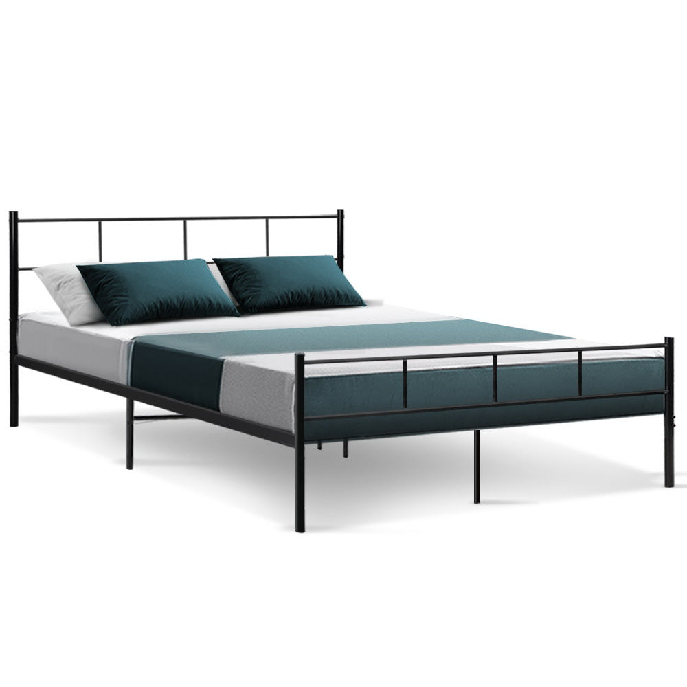 Artiss Bed Frame Queen Metal Bed Frames SOL-Bed Frames-PEROZ Accessories