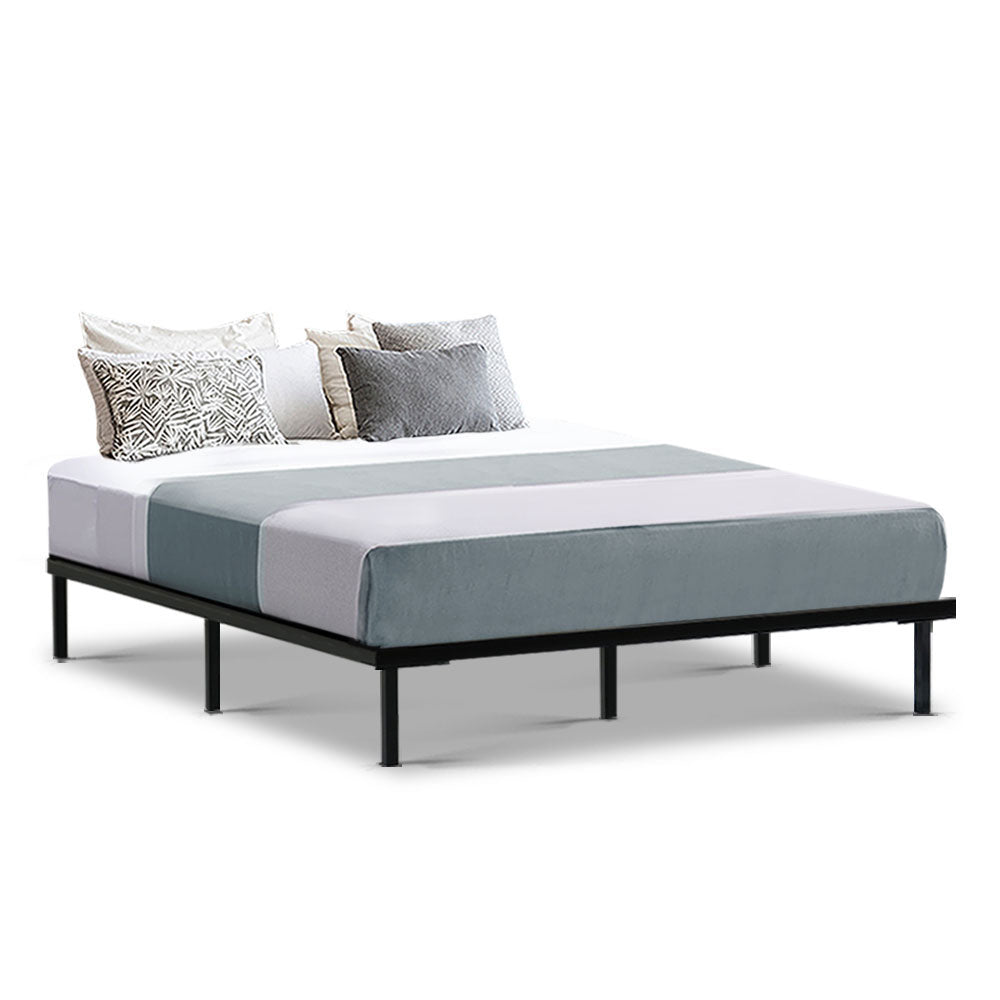 Artiss Bed Frame Queen Size Metal Frame TED-Bed Frames-PEROZ Accessories