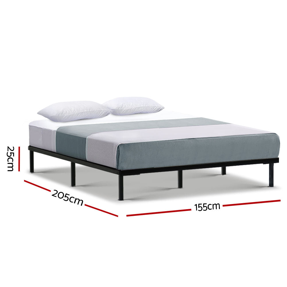 Artiss Bed Frame Queen Size Metal Frame TED-Bed Frames-PEROZ Accessories