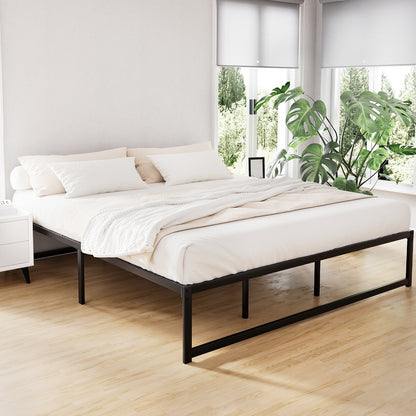 Artiss Bed Frame King Size Metal Frame TINO-Furniture &gt; Bedroom-PEROZ Accessories