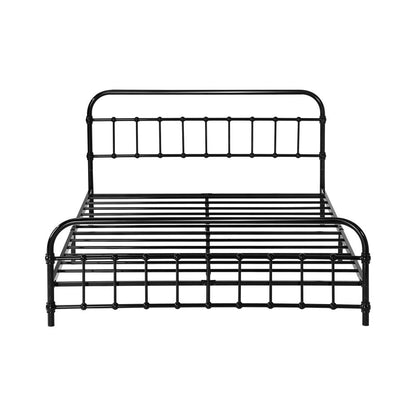 Oikiture Metal Bed Frame Double Size Bed Base Platform-Metal Bed Frames-PEROZ Accessories