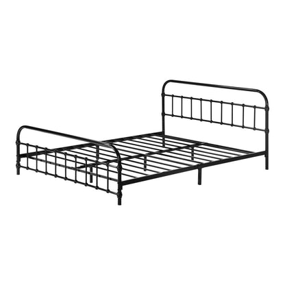 Oikiture Metal Bed Frame Double Size Bed Base Platform-Metal Bed Frames-PEROZ Accessories