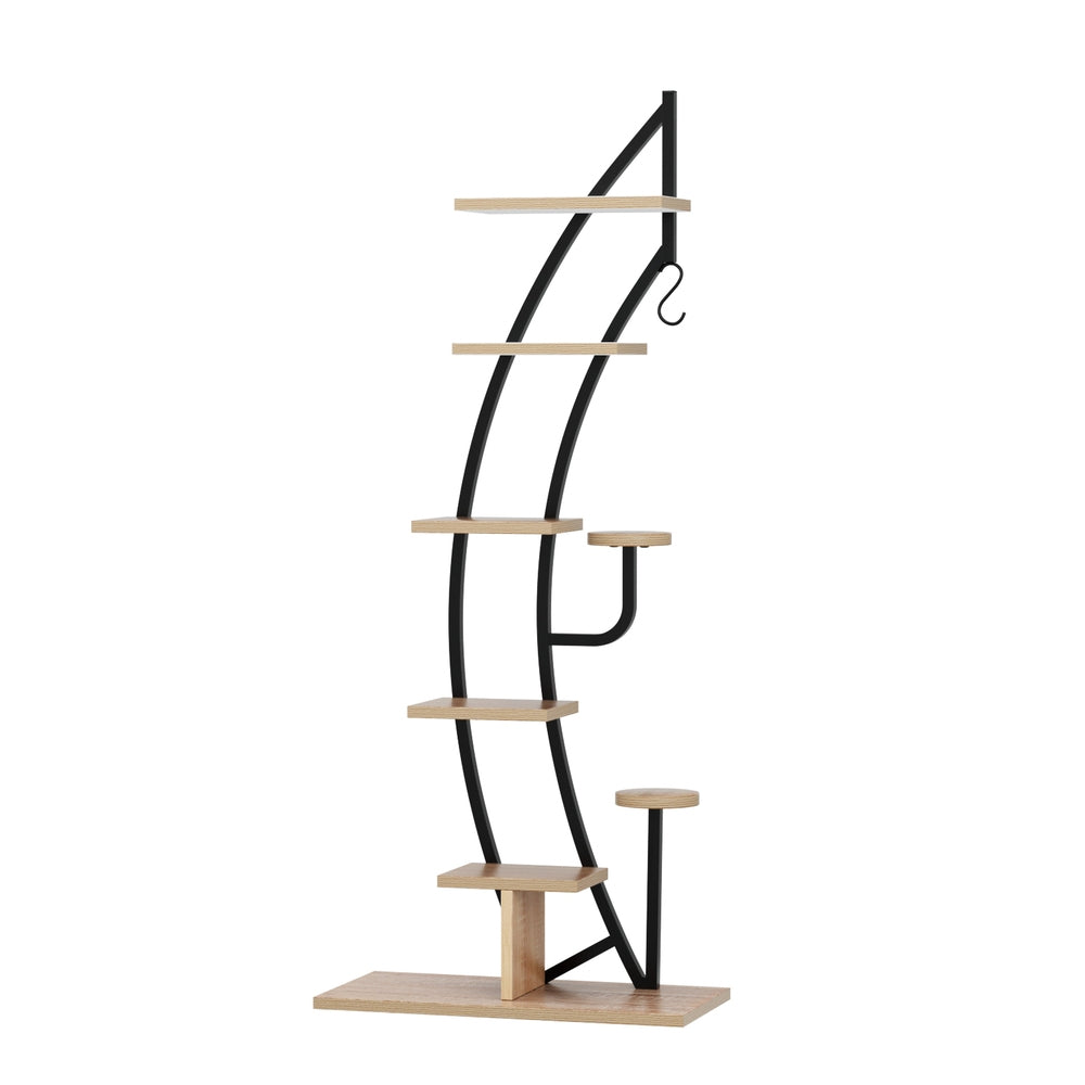 Artiss Plant Stand 6 Tier Ladder Corner Shelf-Furniture &gt; Living Room &gt; Bookcases &amp; Shelves-PEROZ Accessories