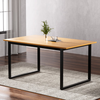 Artiss Dining Table 6 Seater Kitchen Cafe Rectangular Wooden Table 150CM-Furniture &gt; Dining-PEROZ Accessories