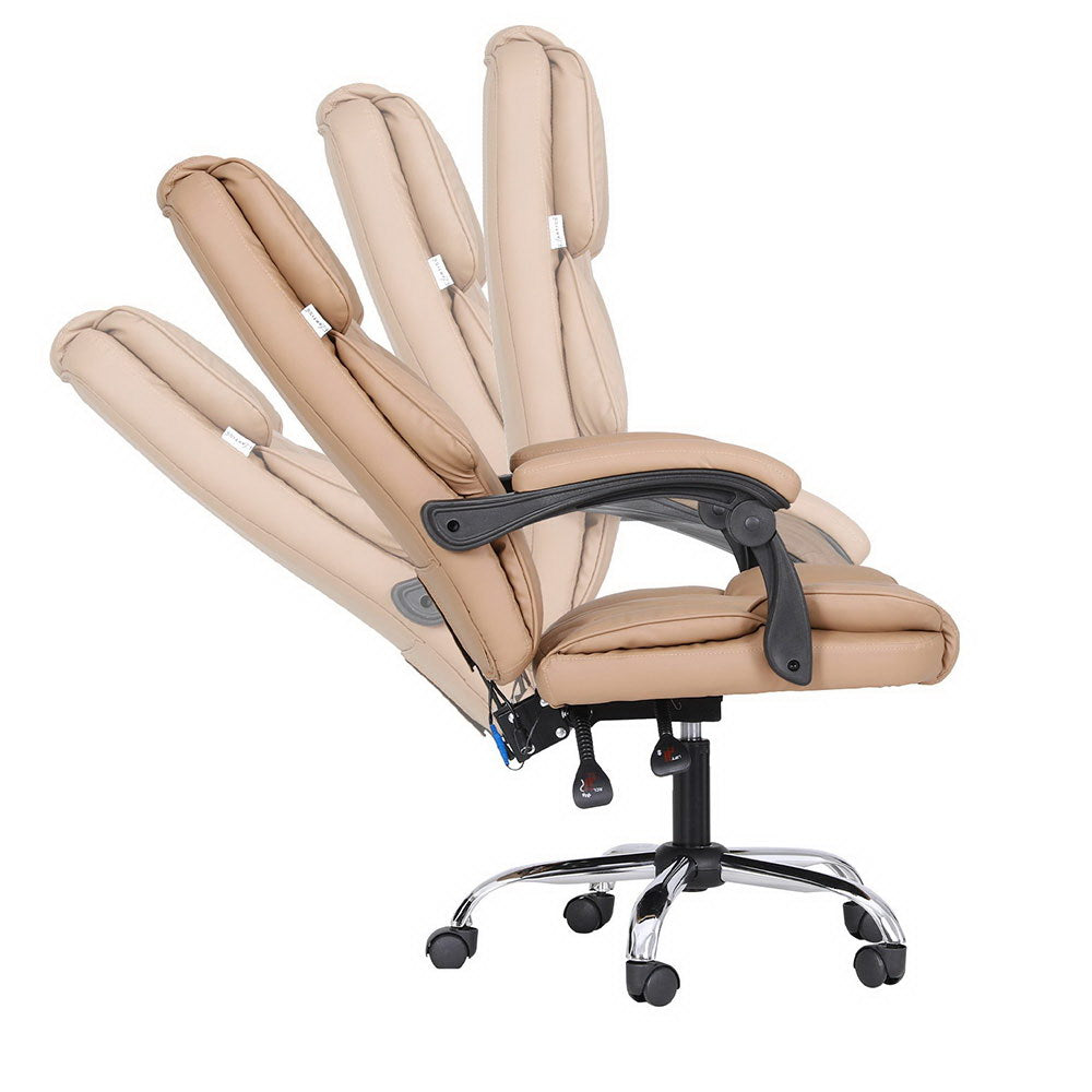 Artiss Massage Office Chair Computer Chairs High Back-Furniture &gt; Bar Stools &amp; Chairs &gt; Massage Chairs-PEROZ Accessories