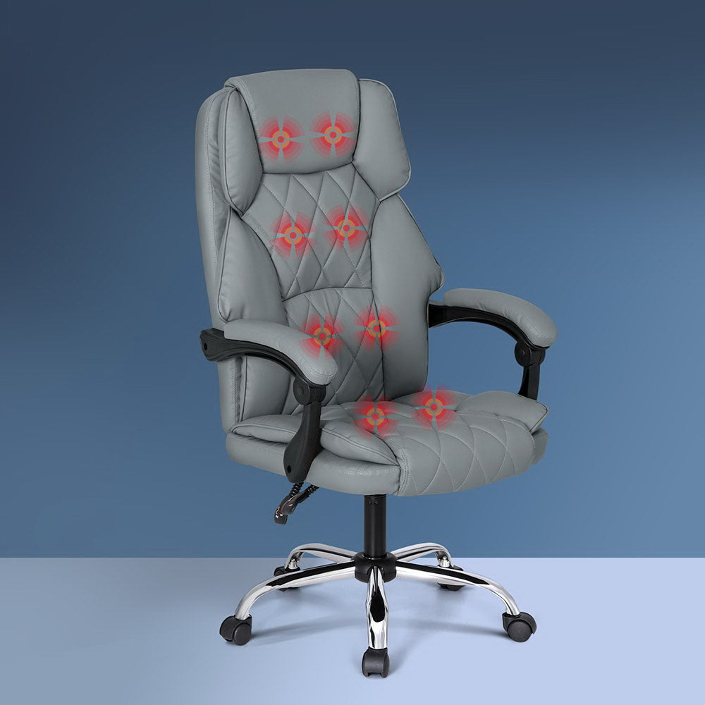 Artiss Massage Office Chair Computer Chairs High Back-Furniture &gt; Bar Stools &amp; Chairs &gt; Massage Chairs-PEROZ Accessories