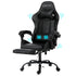 Artiss 2 Point Massage Gaming Office Chair Footrest Black-Furniture > Office-PEROZ Accessories