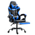 Artiss Gaming Office Chair Recliner Footrest Blue-Furniture > Office-PEROZ Accessories