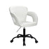 Artiss Office Chair Mid Back White-Furniture > Bar Stools & Chairs-PEROZ Accessories