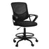 Artiss Office Chair Drafting Stool Computer Standing Desk Mesh Chairs Black-Office Chairs-PEROZ Accessories