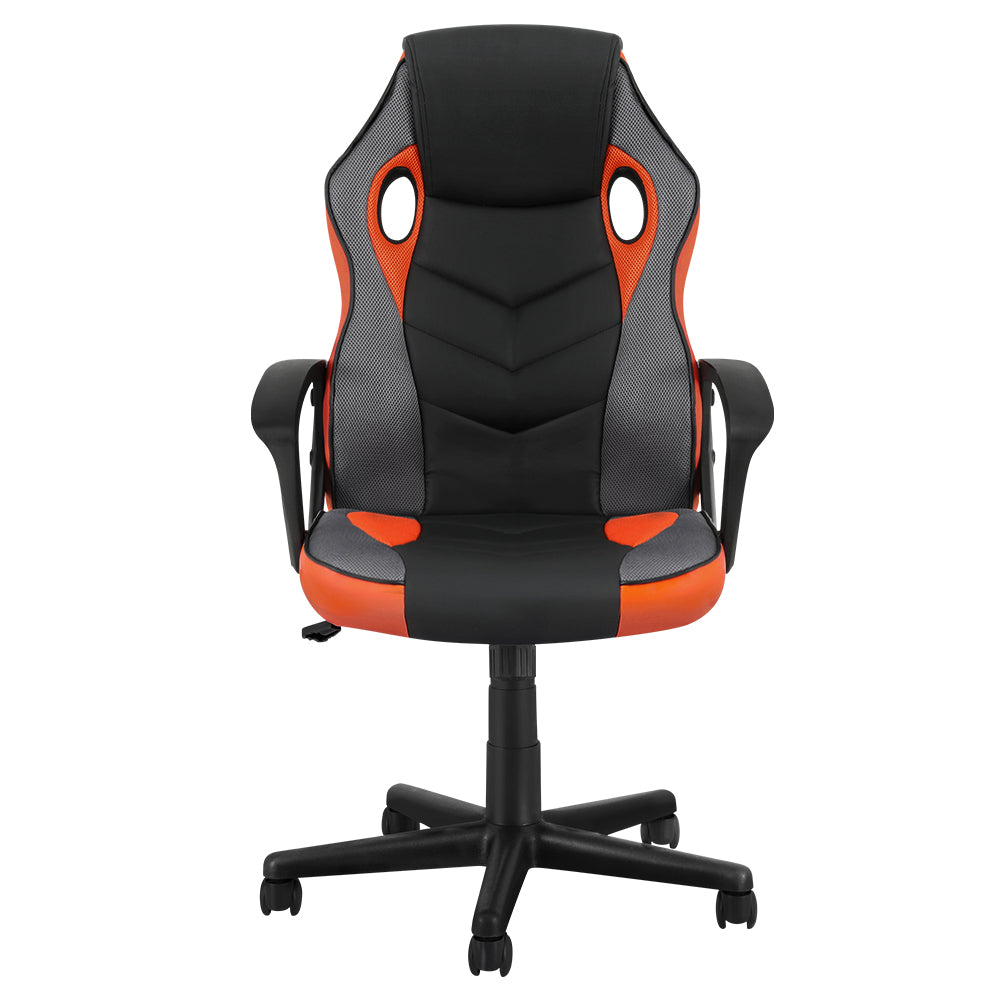 Artiss Gaming Office Chair Computer Executive Racing Chairs High Back Orange-Furniture &gt; Office-PEROZ Accessories