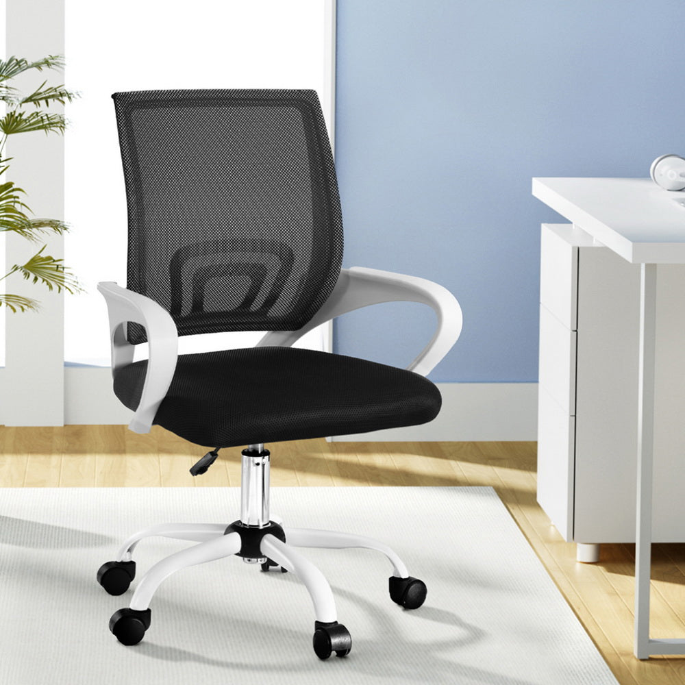 Artiss Office Chair Mesh Computer Gaming Desk Chairs Work Study Mid Back-Furniture &gt; Office &gt; Office &amp; Desk Chairs-PEROZ Accessories