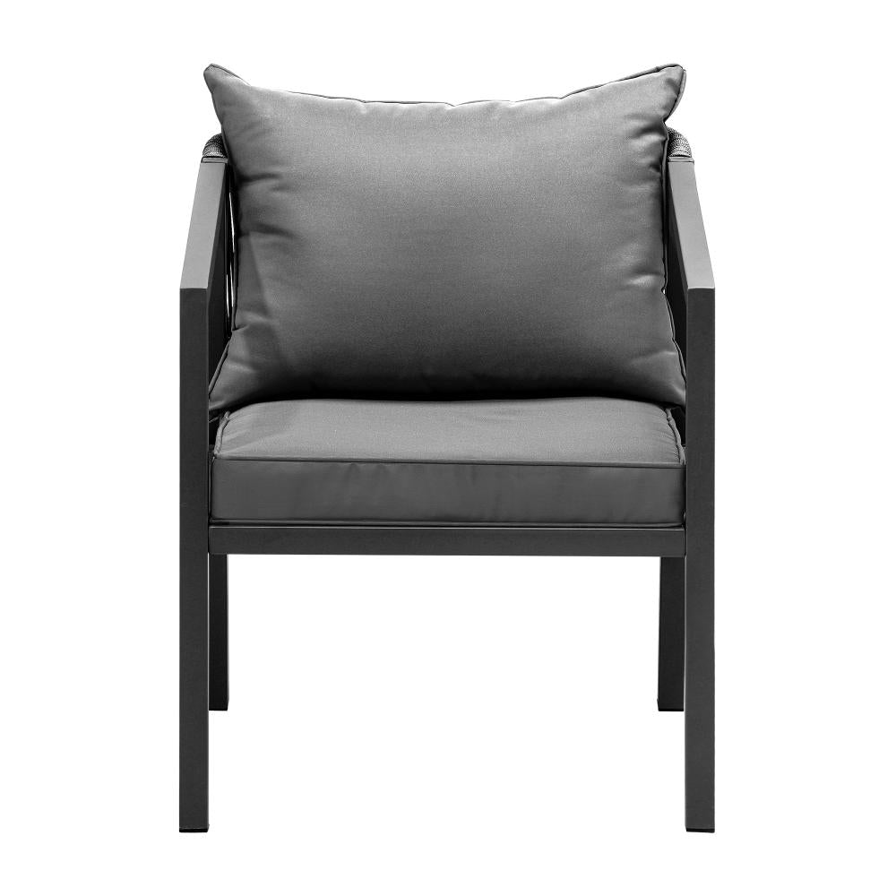 Livsip 2PCS Outdoor Furniture Chairs Garden Patio Garden Lounge Set Steel Frame-Outdoor Patio Sets-PEROZ Accessories
