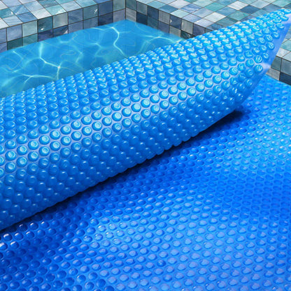 Aquabuddy Pool Cover 500 Micron 10x4m Swimming Pool Solar Blanket Blue-Pool Covers-PEROZ Accessories