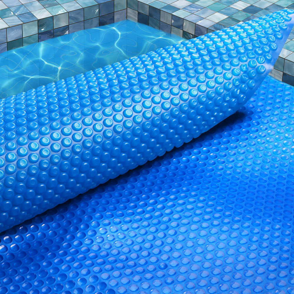 Aquabuddy Pool Cover 500 Micron 8x4.2m Swimming Pool Solar Blanket Blue-Pool Covers-PEROZ Accessories