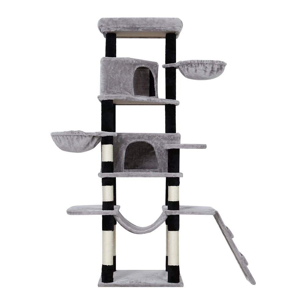 i.Pet Cat Tree 161cm Tower Scratching Post Scratcher Wood Condo House Play Bed-Cat Trees-PEROZ Accessories