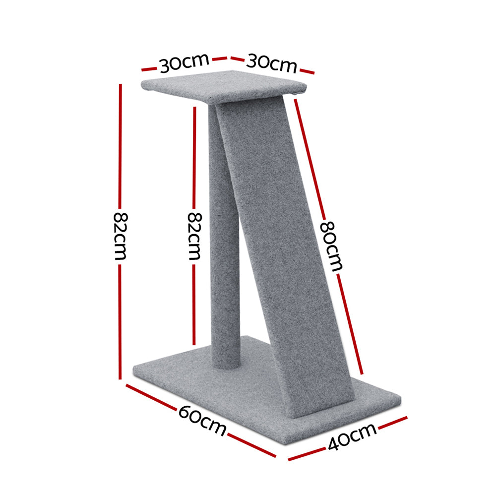 i.Pet Cat Tree 82cm Scratching Post Tower Scratcher Condo Trees Climb House-Cat Trees-PEROZ Accessories