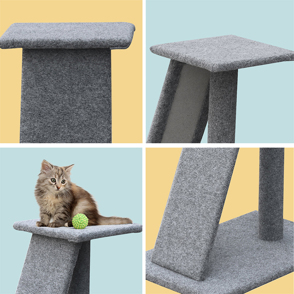 i.Pet Cat Tree 82cm Scratching Post Tower Scratcher Condo Trees Climb House-Cat Trees-PEROZ Accessories