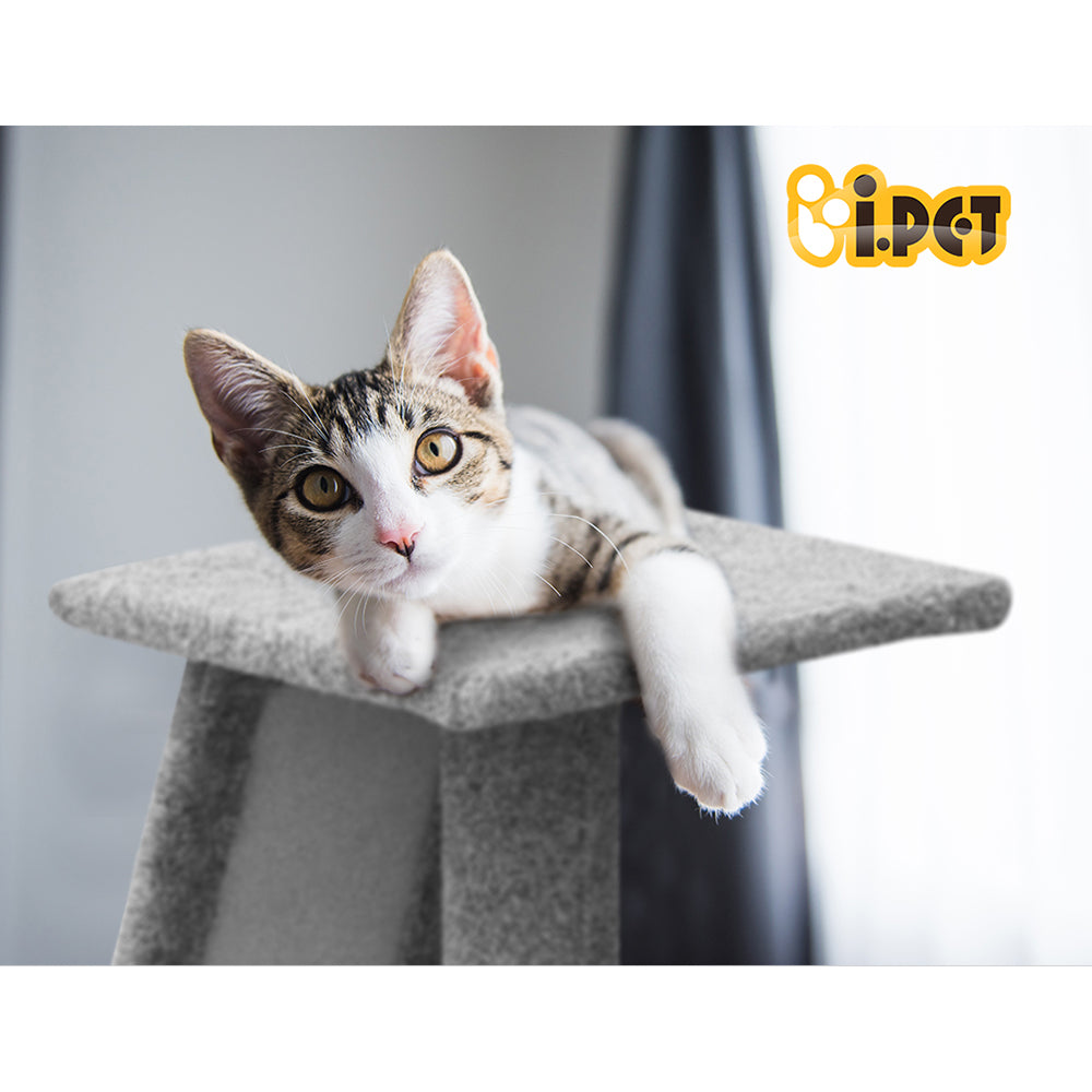 i.Pet Cat Tree 82cm Scratching Post Tower Scratcher Condo Trees Climb House-Cat Trees-PEROZ Accessories