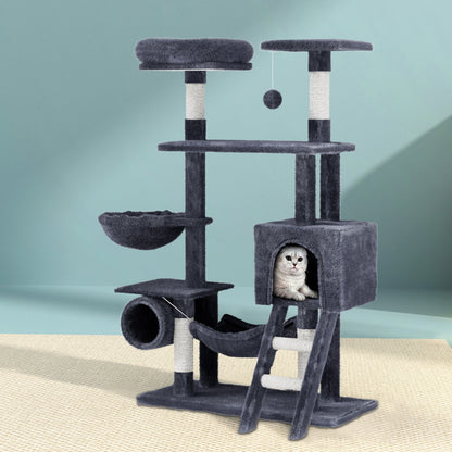 i.Pet Cat Tree 144cm Tower Scratching Post Scratcher Wood Condo Toys House Bed-Cat Trees-PEROZ Accessories