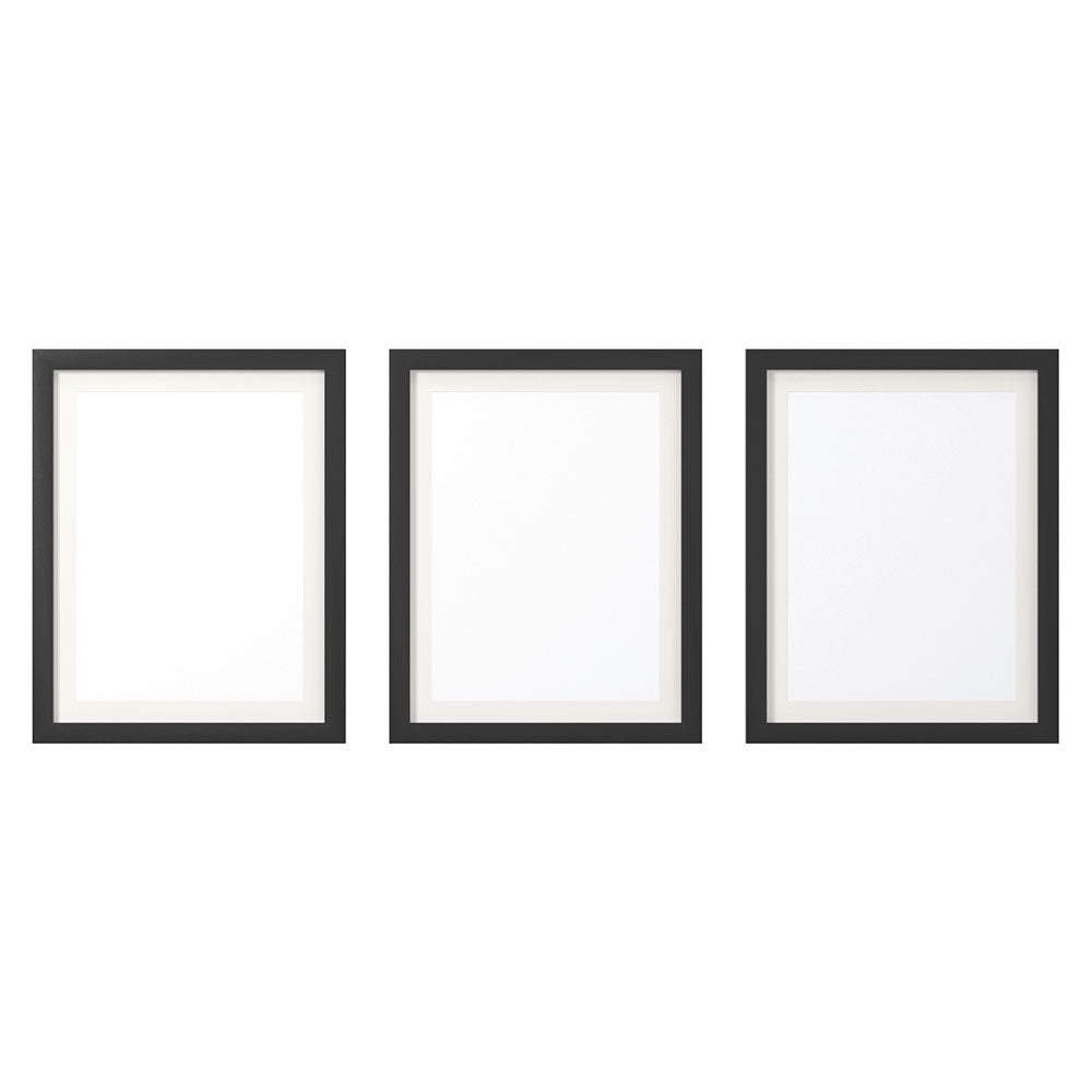 Artiss Photo Frame 3PCS Set Black-Home &amp; Garden &gt; Decor &gt; Picture Frames-PEROZ Accessories