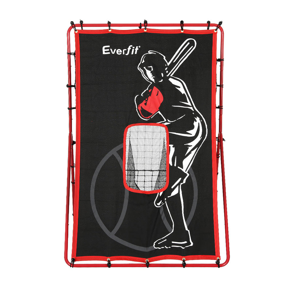 Everfit Baseball Net Rebound Pitching Kit Target Hitter 2 in 1 Training Aid-Sports &amp; Fitness &gt; Ball Sports &gt; Basketball &amp; Basketball Accessories-PEROZ Accessories