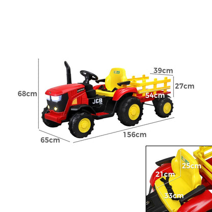 Mazam XL Ride On Tractor 12V Kids Electric Vehicle Toy Cars W/ Trailer Remote-Ride On Car-PEROZ Accessories