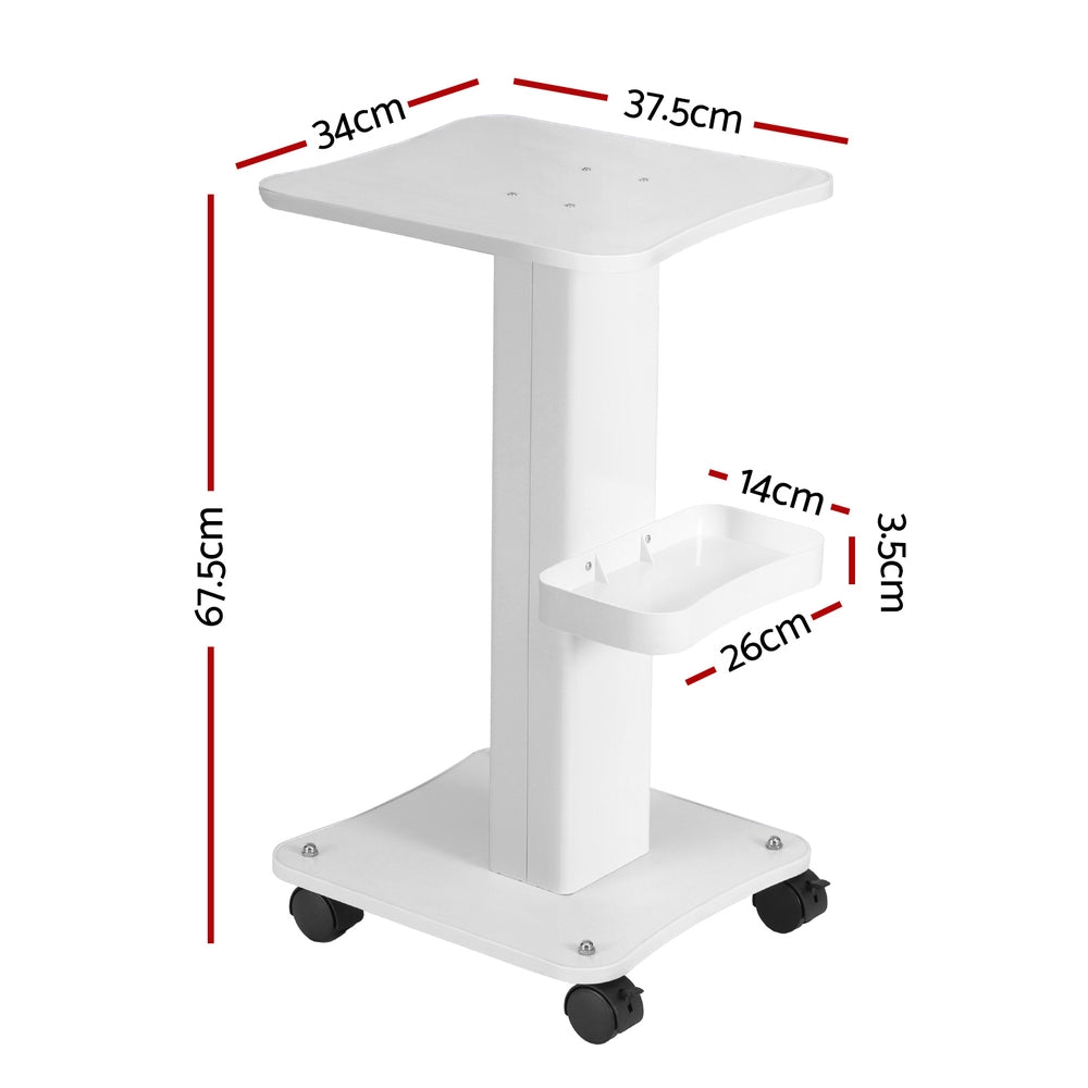 Embellir Salon Trolley Cart Spa Beauty Rolling Tray Hairdressing Storage Stand-Tools &gt; Tools Storage &gt; Utility Trolleys-PEROZ Accessories