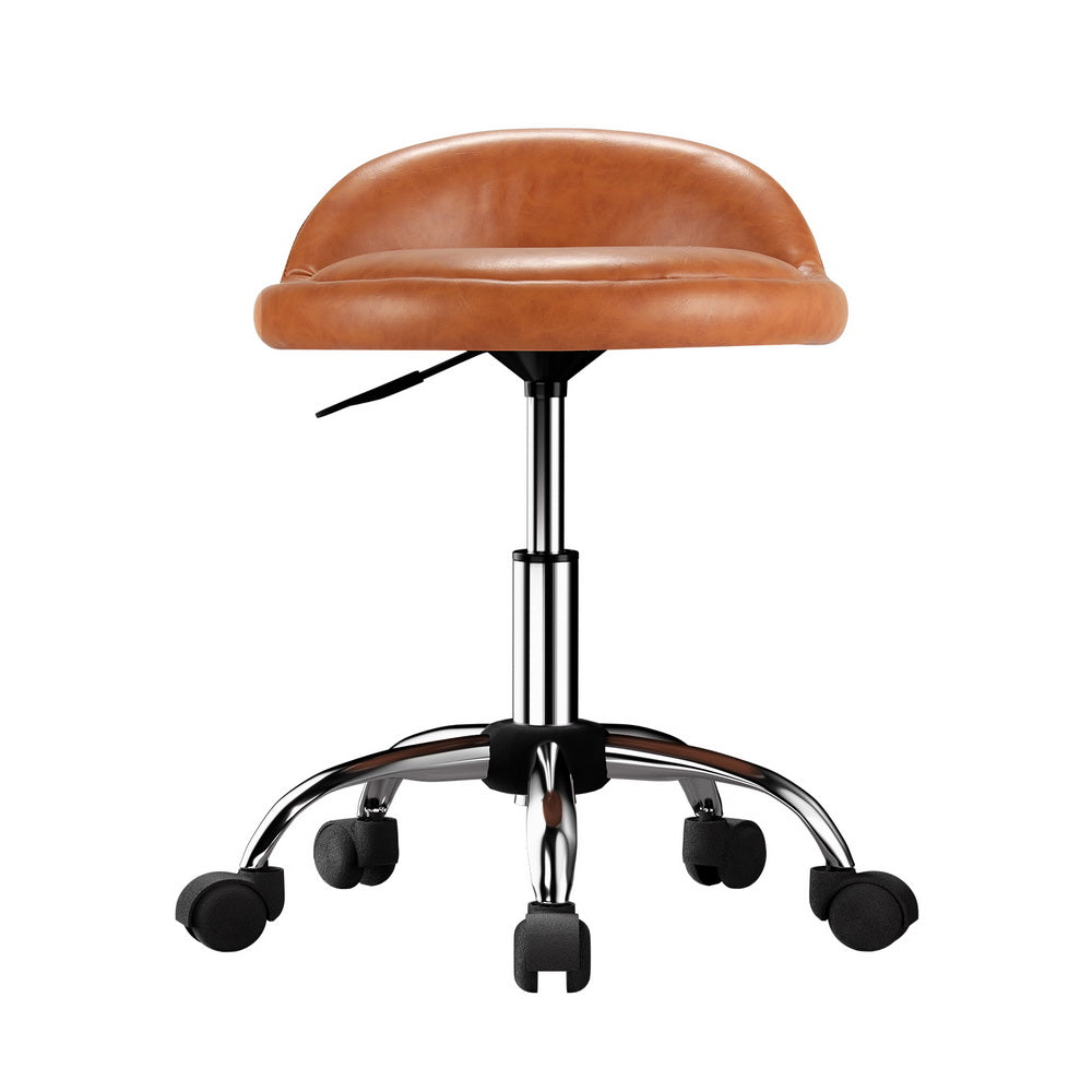 Artiss Salon Stool Swivel Chair Backrest Chairs-Furniture &gt; Bar Stools &amp; Chairs-PEROZ Accessories