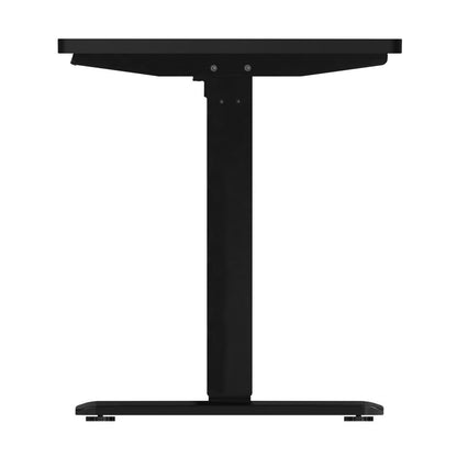 Oikiture Standing Desk Electric Height Adjustable Motorised Sit Stand Desk Rise - Black/Black - 1400mm x 700mm-Standing Desks-PEROZ Accessories