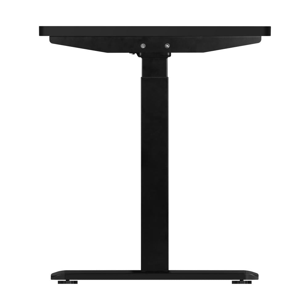 Oikiture Standing Desk Dual Motor Electric Height Adjustable Sit Stand Table - Black/Black - 1200mm x 600mm-Standing Desks-PEROZ Accessories