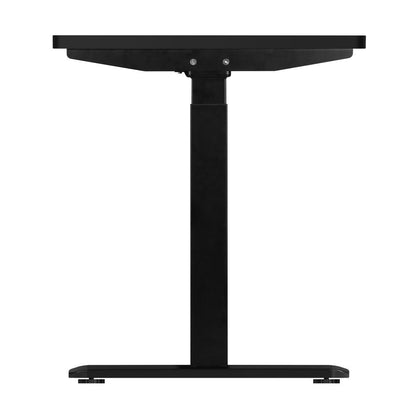 Oikiture Standing Desk Dual Motor Electric Height Adjustable Sit Stand Table - Black/Black - 1200mm x 600mm-Standing Desks-PEROZ Accessories