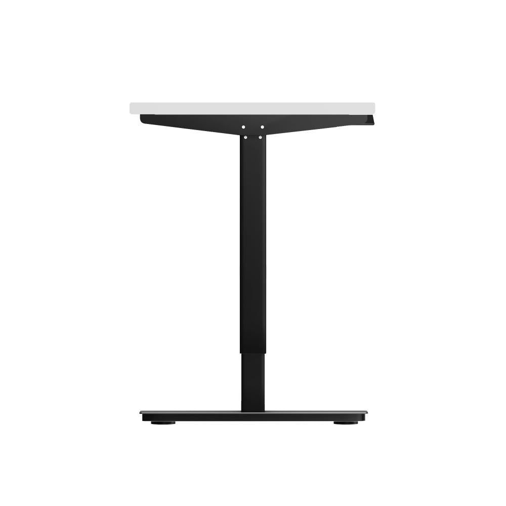 Oikiture Electric Standing Desk Single Motor Height Adjustable Sit Stand Table - 1400mm x 700mm-Standing Desks-PEROZ Accessories