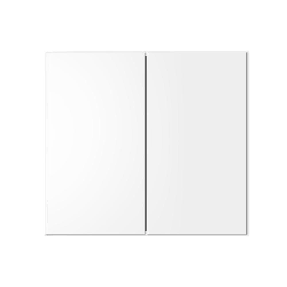 Welba Bathroom Mirror Cabinet Vanity Medicine Shaving Wall Storage 750mmx720mm-Bathroom Cabinet-PEROZ Accessories