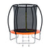 Everfit 6FT Trampoline for Kids w/ Ladder Enclosure Safety Net Rebounder Orange-Sports & Fitness > Trampolines > Trampolines & Accessories-PEROZ Accessories