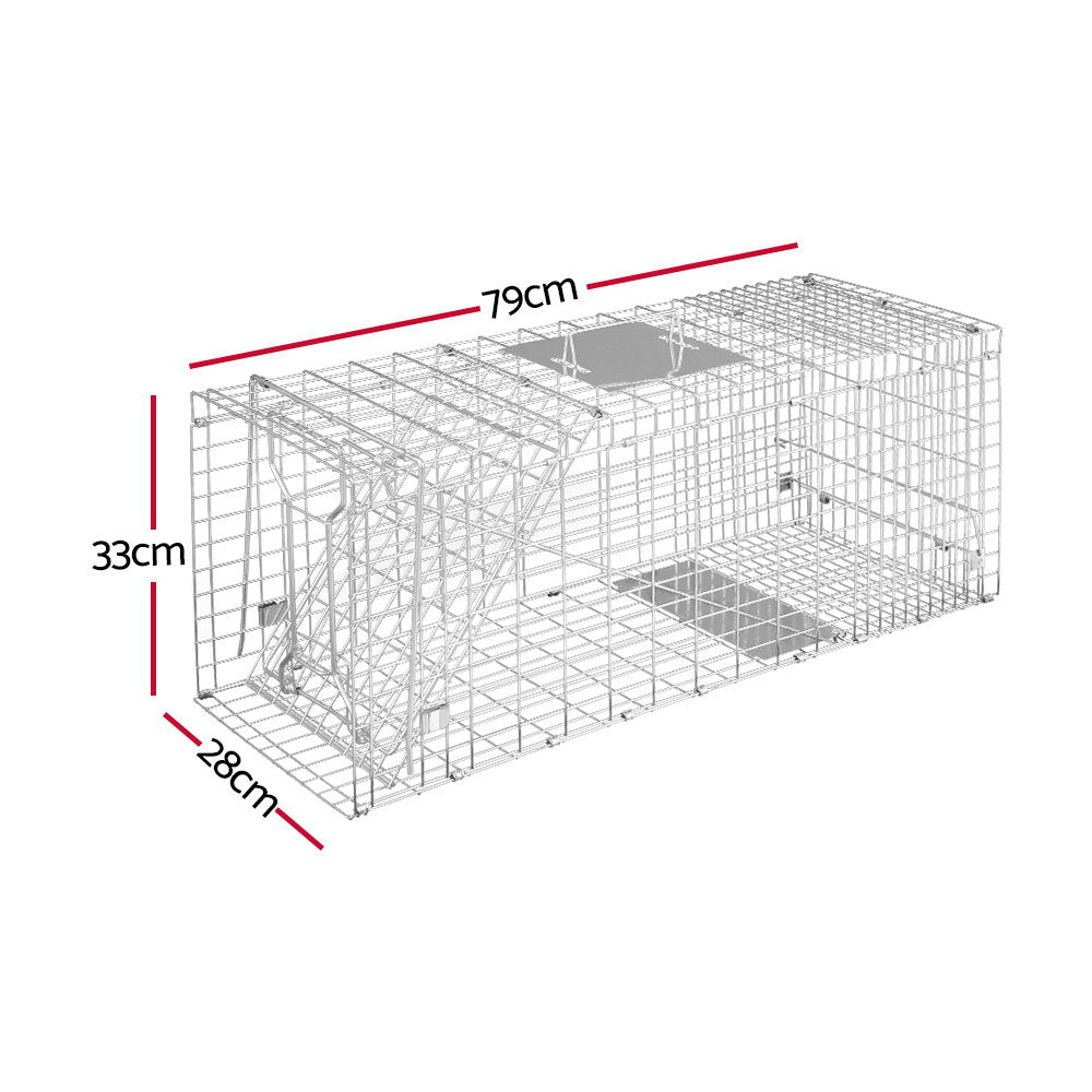 Gardeon Animal Trap Cage Possum 79x28cm-Pet Care &gt; Coops &amp; Hutches-PEROZ Accessories