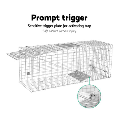 Gardeon Animal Trap Cage Possum 79x28cm-Pet Care &gt; Coops &amp; Hutches-PEROZ Accessories