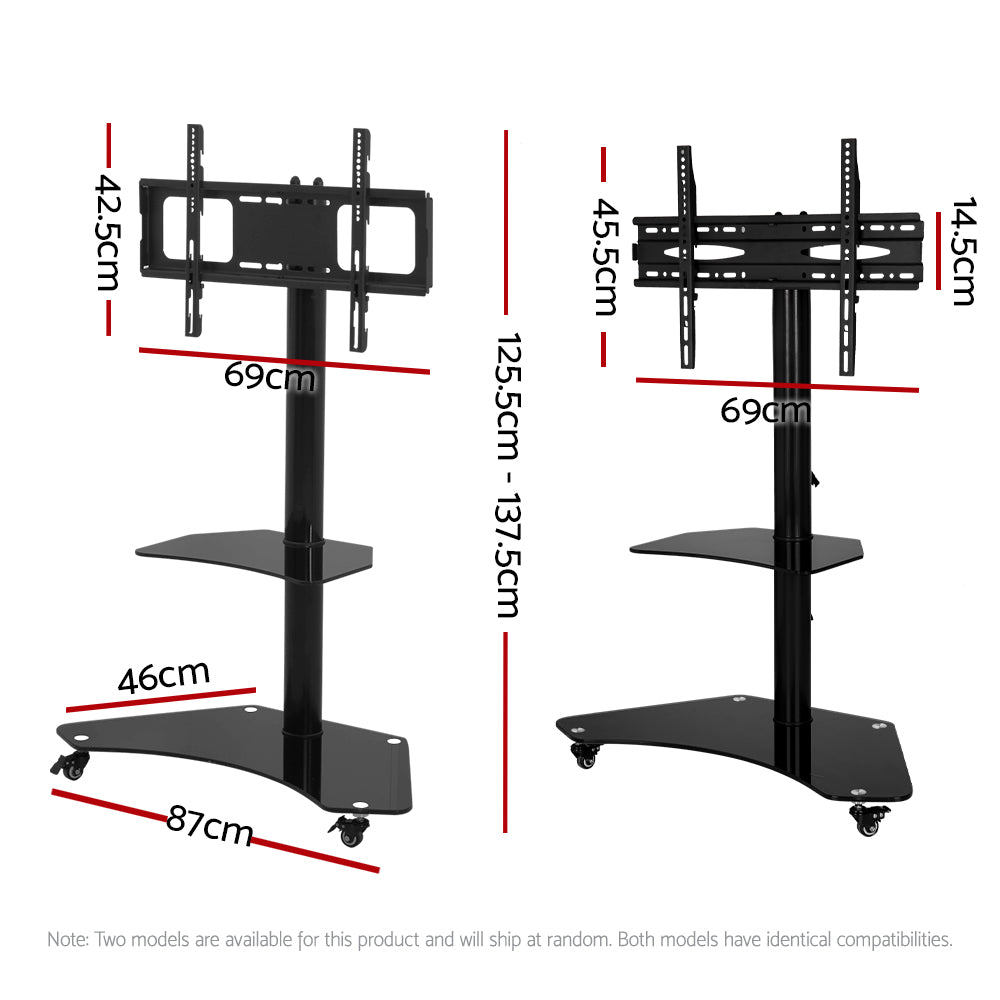 Artiss Mobile TV Stand for 32&quot;-70&quot; TVs Mount Bracket Portable Solid Trolley Cart-Audio &amp; Video &gt; TV Accessories-PEROZ Accessories