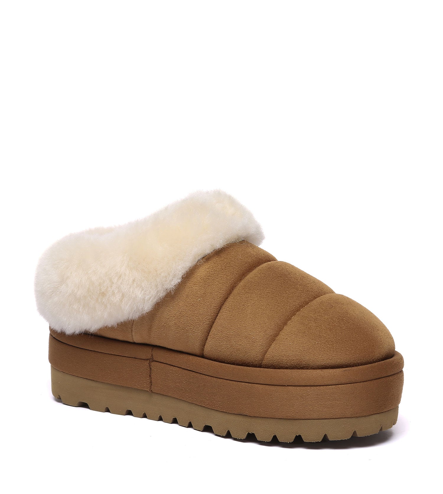 UGG EVERAU Ulrika Platform Slippers - UEA2002-Slippers-PEROZ Accessories