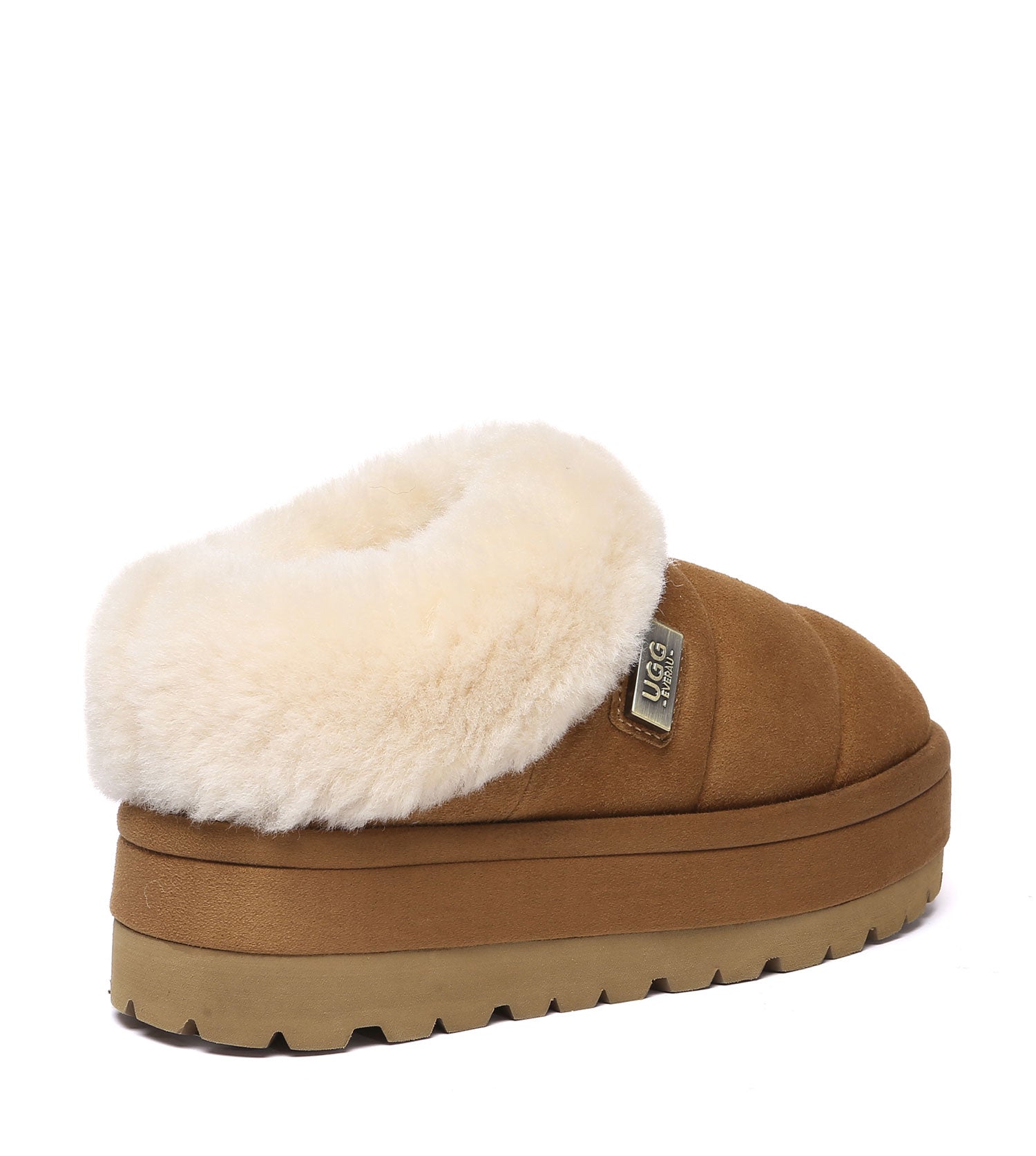 UGG EVERAU Ulrika Platform Slippers - UEA2002-Slippers-PEROZ Accessories