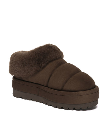 UGG EVERAU Ulrika Platform Slippers - UEA2002-Slippers-PEROZ Accessories