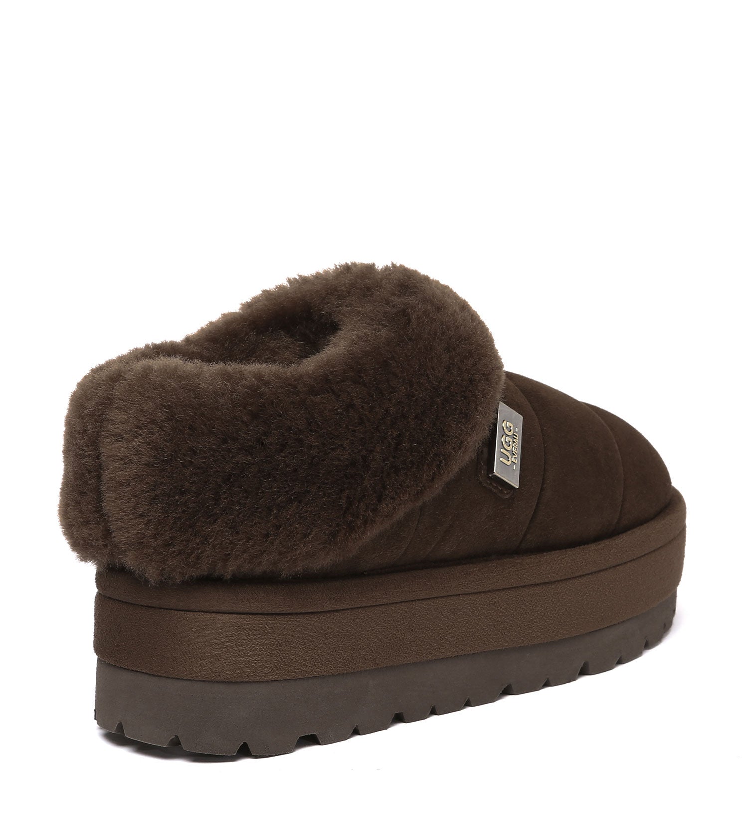 UGG EVERAU Ulrika Platform Slippers - UEA2002-Slippers-PEROZ Accessories