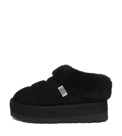 UGG EVERAU Ulrika Platform Slippers - UEA2002-Slippers-PEROZ Accessories