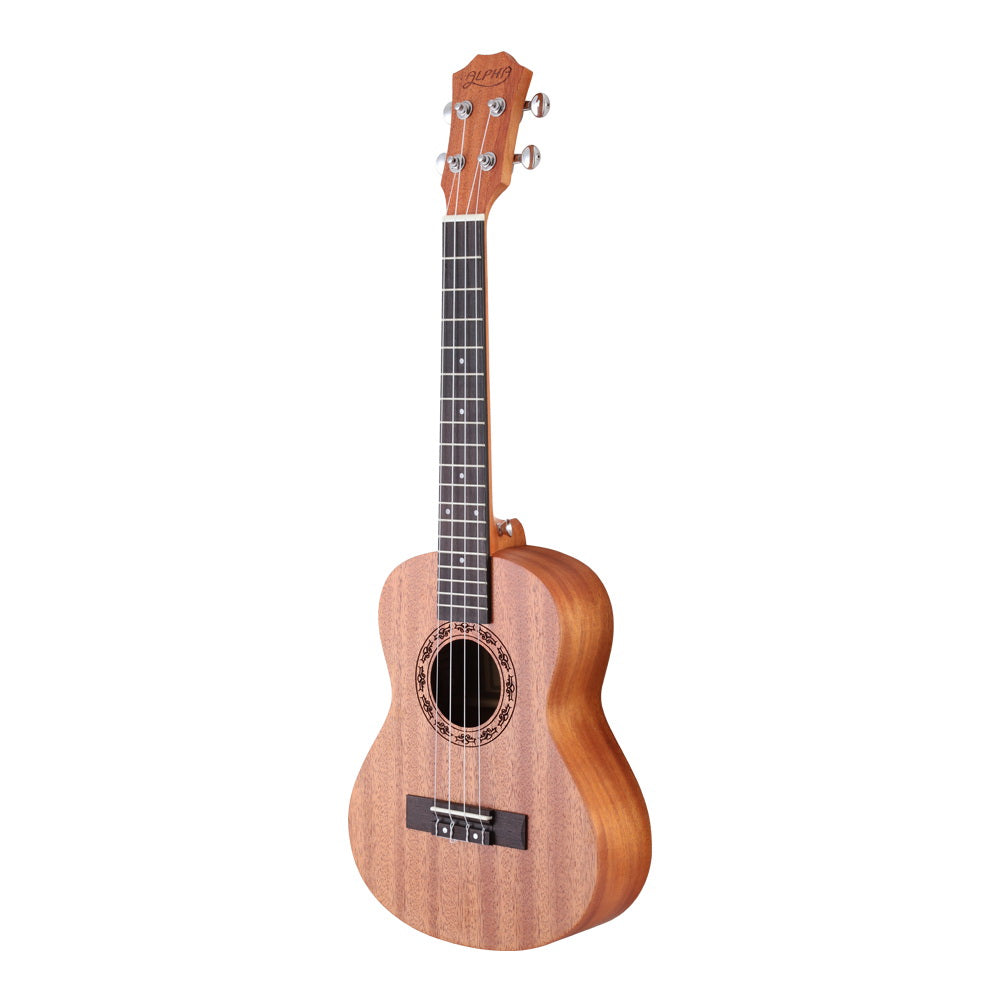 Alpha 23&quot; Ukulele Natural Mahogany Concert Beginner Gift w/ Carry Bag-Audio &amp; Video &gt; Musical Instrument &amp; Accessories-PEROZ Accessories