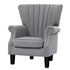 Artiss Armchair Wingback Grey Andrew-Furniture > Dining-PEROZ Accessories