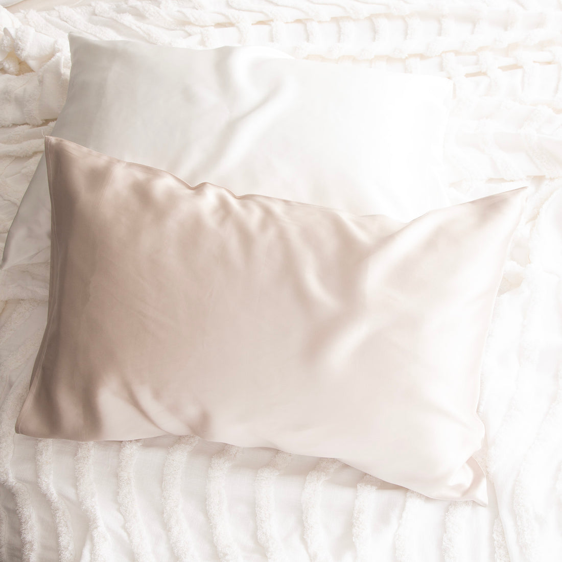 100% Mulberry Silk Standard Pillowcase by Renee Taylor-Home &amp; Garden &gt; Bedding &gt; Pillowcases-PEROZ Accessories