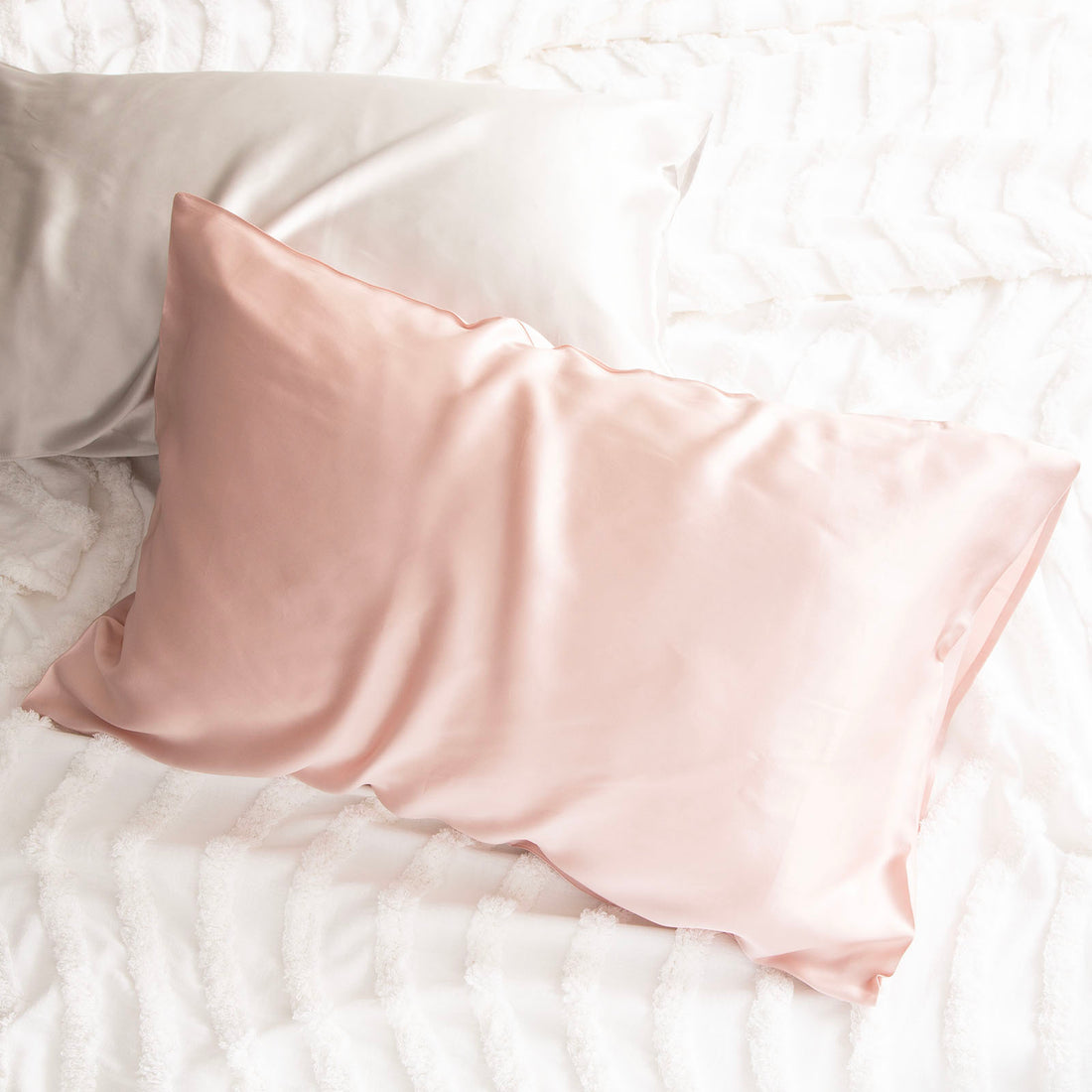 100% Mulberry Silk Standard Pillowcase by Renee Taylor-Home &amp; Garden &gt; Bedding &gt; Pillowcases-PEROZ Accessories