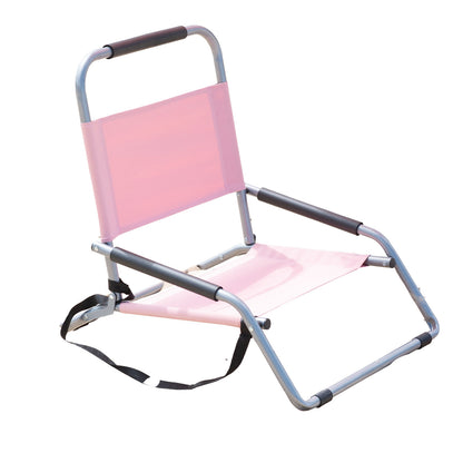 Havana Outdoors Beach Chair 2 Pack Folding Portable Summer Camping Outdoors - Dusty Rose-Furniture &gt; Outdoor &gt; Outdoor Chairs-PEROZ Accessories