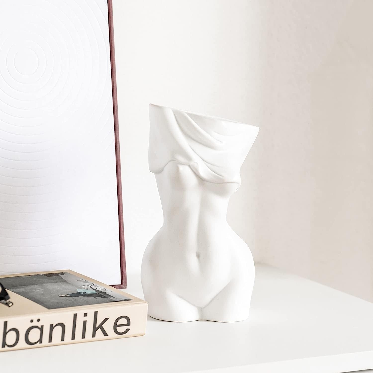 Feminine Body Vase Ceramic Home Decor-Home &amp; Garden &gt; Decor &gt; Vases &amp; Table Decor-PEROZ Accessories